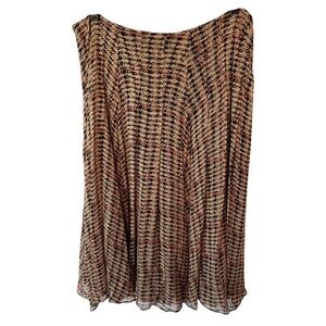 Jones New York - Silk midi skirt (size 8)